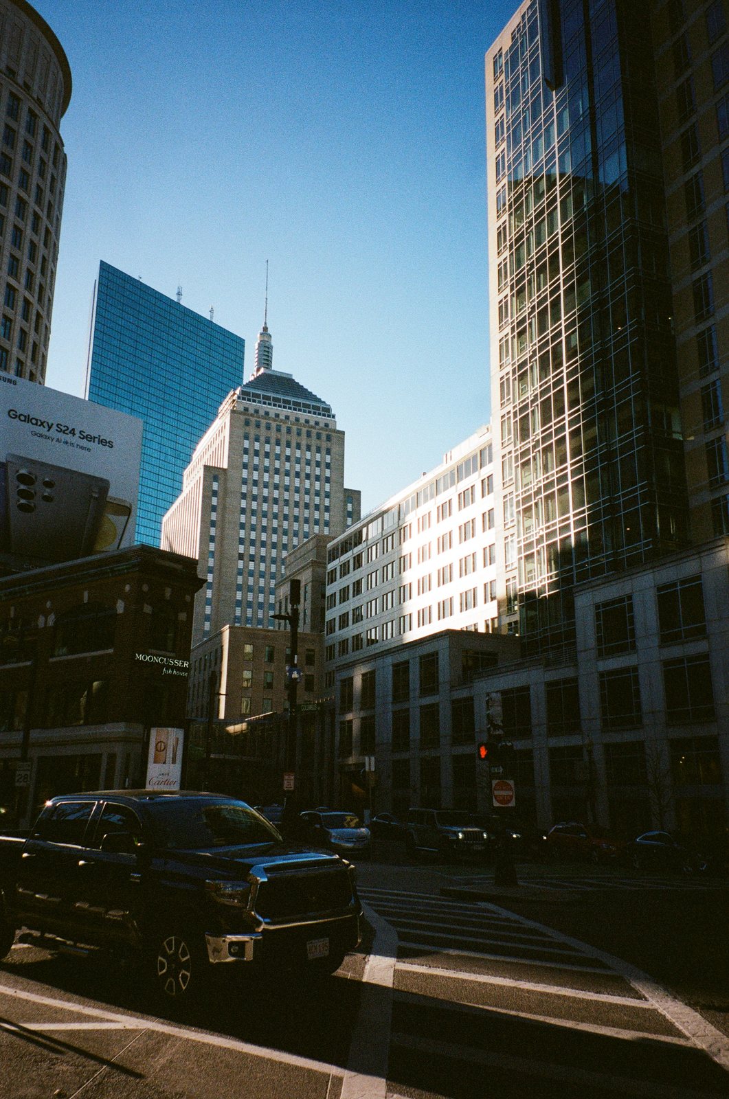 boston downtown looking up