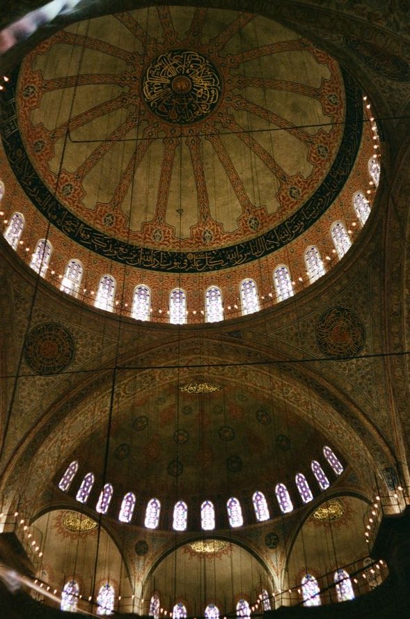 istanbul blue mosque domes