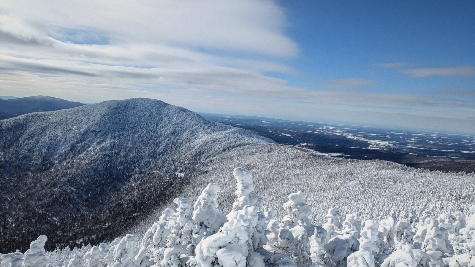 rime ice ridge wide