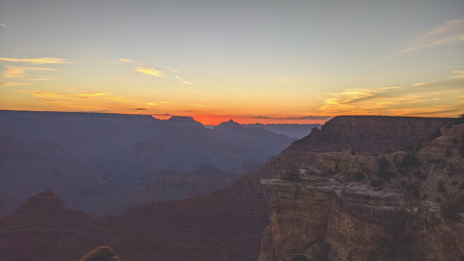 grand canyon sunset